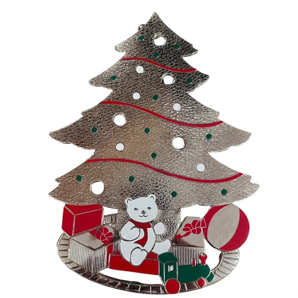 Vintage Wm‎ A Rogers Tarnish Resistant Holiday Collection Christmas Tree Trivet